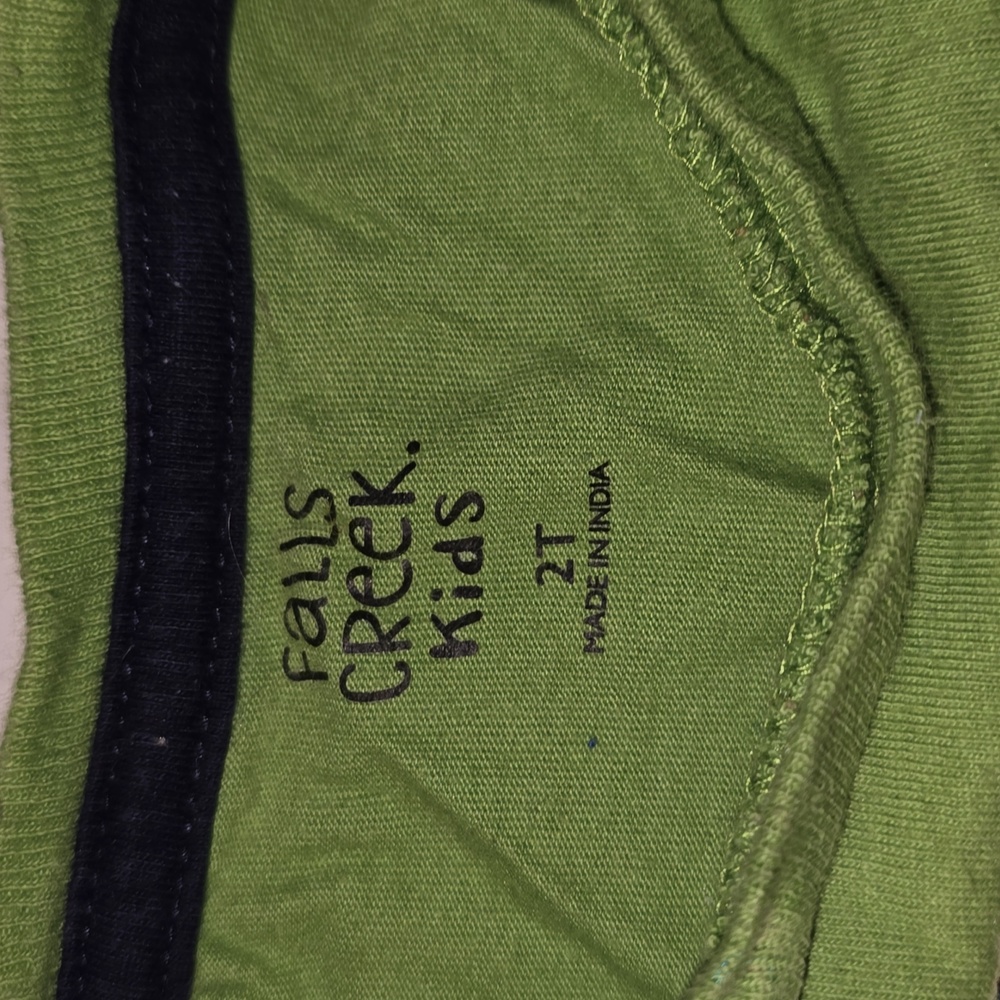 Falls Creek Boys Tractor Graphic Long Sleeved Shirt 2T - Picture 3 of 3